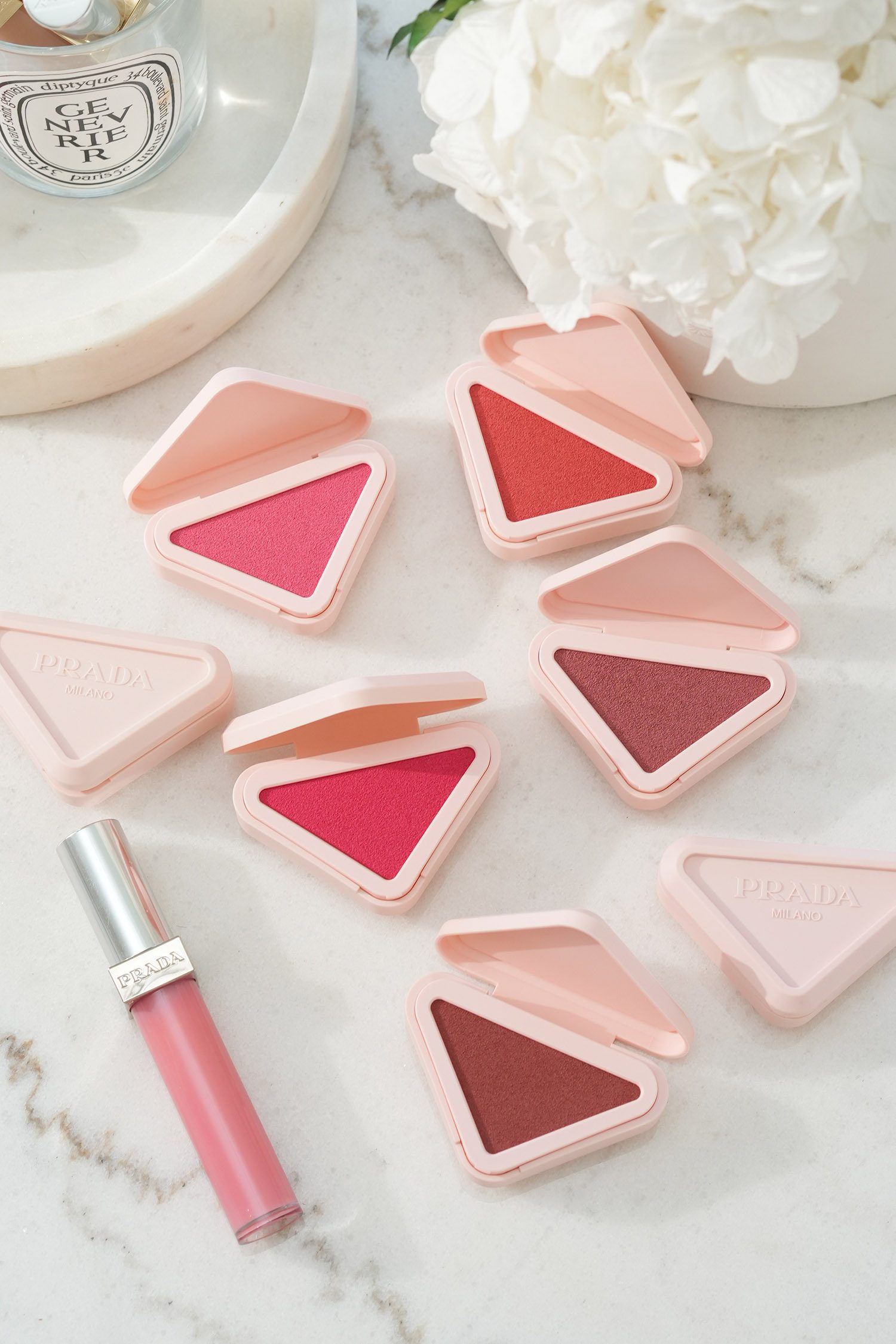 Prada Contact Cream-to-Powder Delicate Blur Blush